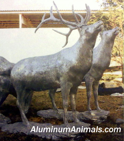 life sized elk statues