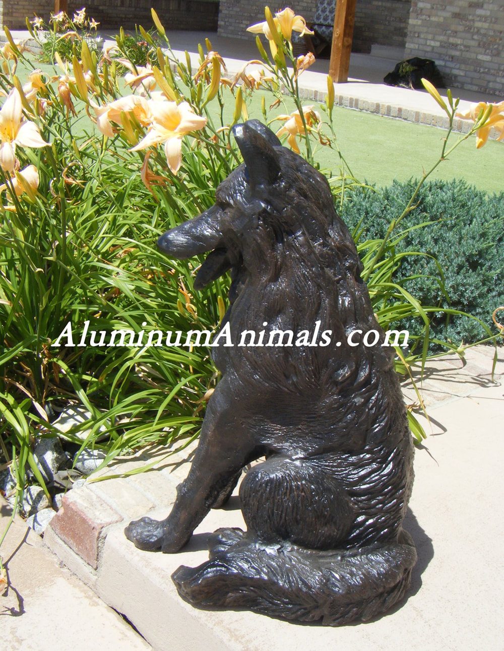 garden dog statues for sale