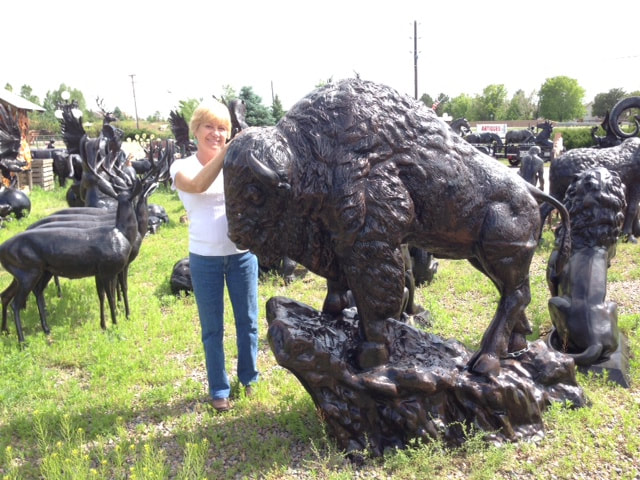 buffalo statues 50% off