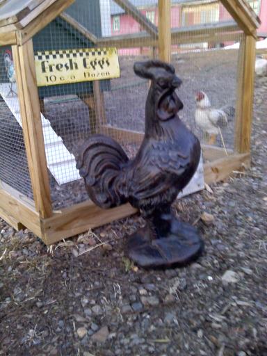 aluminum rooster statues