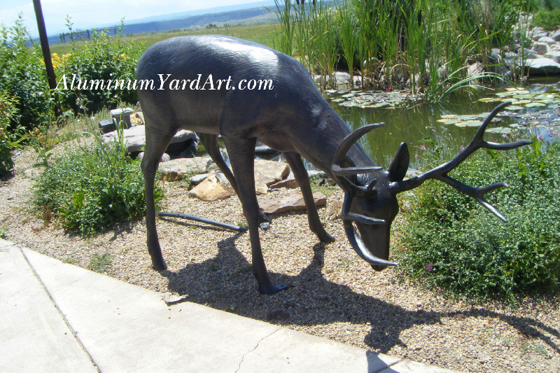 Aluminum Deer Statues