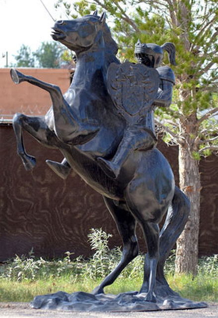 knight on Horse statue