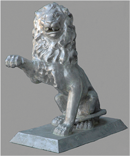 discount lion sculptures