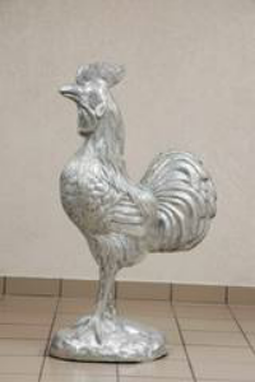 life sized rooster statues