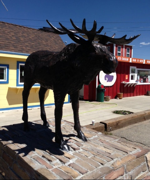 discount moose sculptures