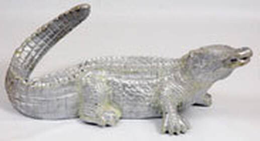 Crocodile statues